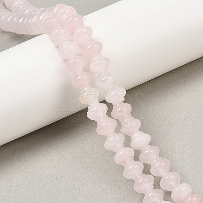 Natural Rose Quartz Beads Strands G-P595-C04-01-1