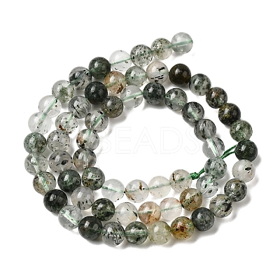 Natural Gemstone Beads Strands G-D359-B02-6mm-1