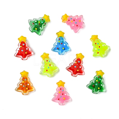 12Pcs 6 Colors Glass Enamel Beads LAMP-CJ0002-67-1