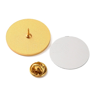 Soccer Season Sublimation Blank Brooch Pins FIND-T077-01C-G-1