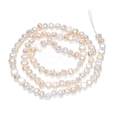 Natural Cultured Freshwater Pearl Beads Strands PEAR-N014-03A-1