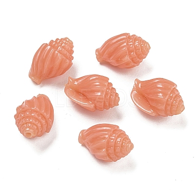Synthetic Coral Carved Beads Strands CORA-I023-07E-1