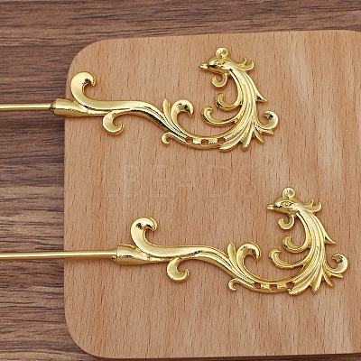 Iron Hair Stick Findings OHAR-PW0001-309G-1