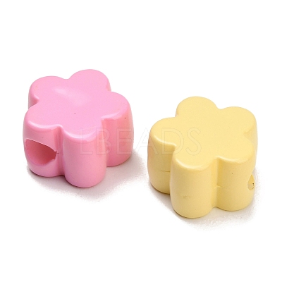 Opaque Acrylic Enamel European Beads AC-CBA917A-01B-1