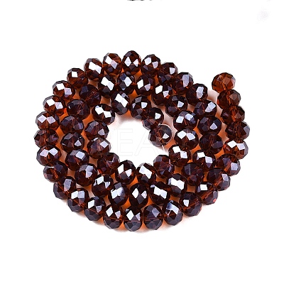Electroplate Glass Beads Strands EGLA-A034-T10mm-A36-1