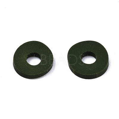 Handmade Polymer Clay Beads CLAY-Q251-8.0mm-81-1