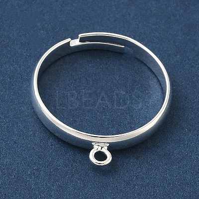 Adjustable Brass Finger Ring Trays for Hanging Pendant KK-K414-03A-S-1