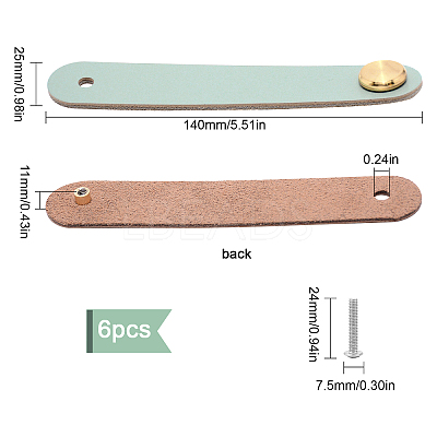 Leather Handle DIY-WH0182-20D-1