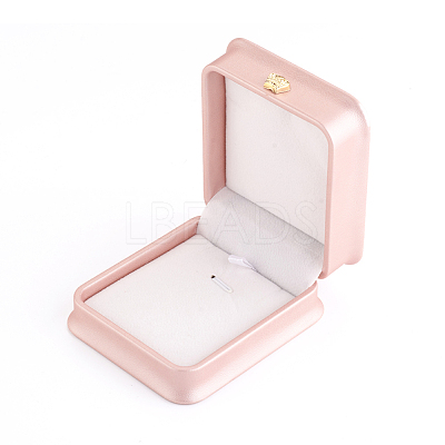 PU Leather Necklace Pendant Gift Boxes LBOX-L005-F02-1