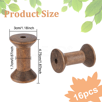 Wooden Empty Spools for Wire TOOL-WH0125-54B-1