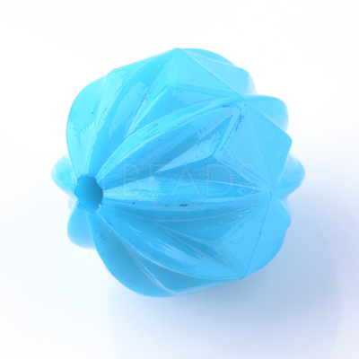 Opaque Acrylic Beads X-SACR-S778-C30-1