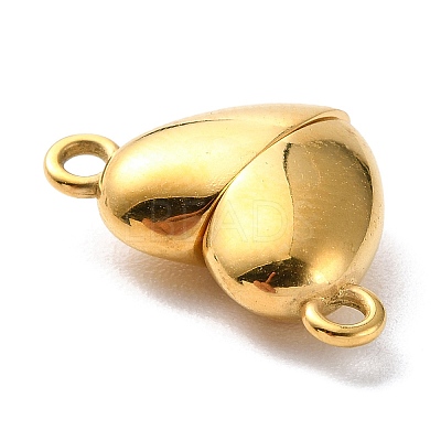 Ion Plating(IP) 316 Surgical Stainless Steel Magnetic Clasps Hand Polished X-STAS-C076-02G-1