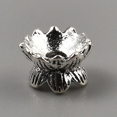 Tibetan Style Alloy Bead Caps FIND-WH0291-08AS-1