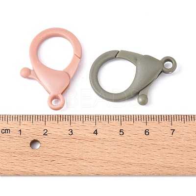 Plastic Lobster Claw Clasps KY-ZX002-M-B-1