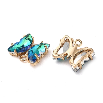 Brass with Glass Pendants FIND-Z020-02A-1