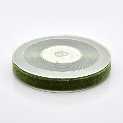 Polyester Velvet Ribbon for Gift Packing and Festival Decoration SRIB-M001-13mm-570-1