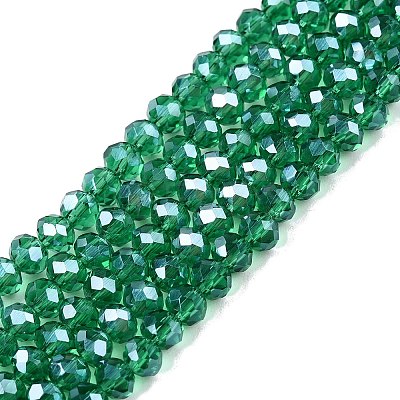 Electroplate Glass Beads Strands EGLA-A044-T3mm-A18-1