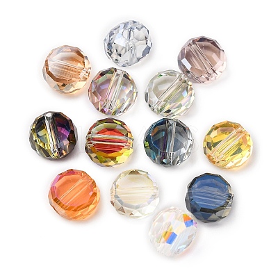 Electroplate Glass Beads EGLA-U003-01A-1