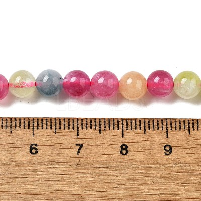 Dyed Natural Malaysia Jade Beads Strands X-G-G021-02A-18-1