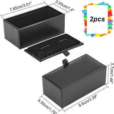 Rectangle Cardboard Jewelry Boxes CON-WH0008-18-1