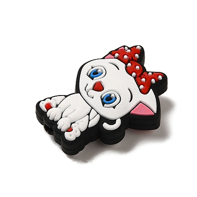 Cartoon Animal Silicone Beads SIL-S007-01B-1