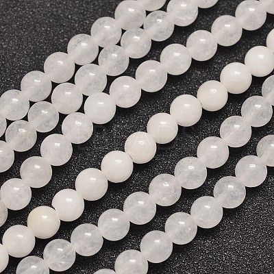 Natural Malaysia Jade Bead Strands X-G-A146-6mm-A29-1