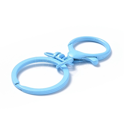 Alloy Keychain Clasps X-FIND-H037-03-1