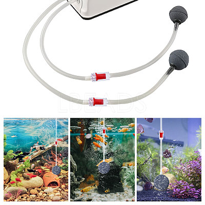 Plastic Fish Tank Air Pump Valve AJEW-WH0270-282A-1