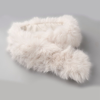 Artificial Fox Wool Collar for Women DIY-WH0622-562A-1
