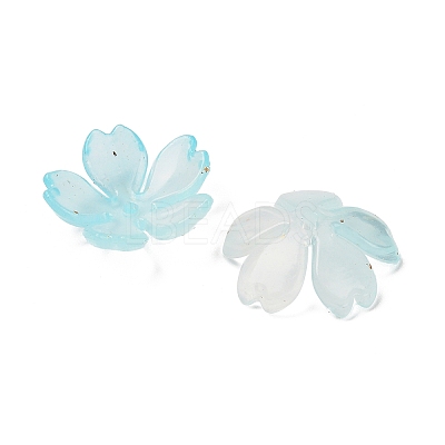 Acrylic Bead Caps OACR-H056-01E-1