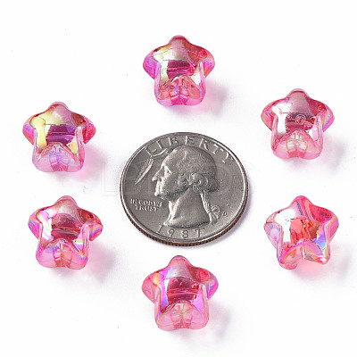 1-Hole Transparent Acrylic Buttons MACR-S373-129-C01-1