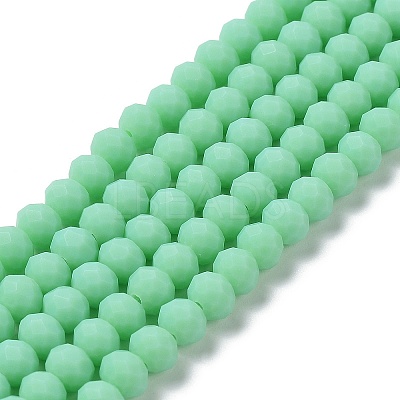 Glass Beads Strands EGLA-A034-P6mm-MD14-1