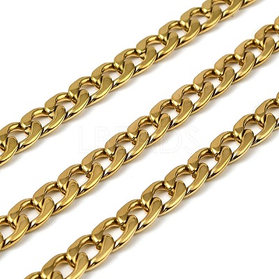 316 Surgical Stainless Steel Curb Chains CHS-H114-08B-G-1