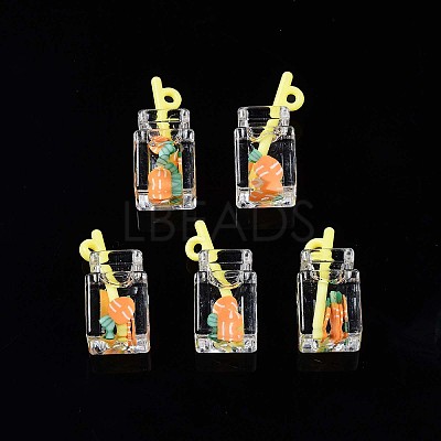 Imitation Drink Resin Pendants LS-X-CRES-S359-32M-1