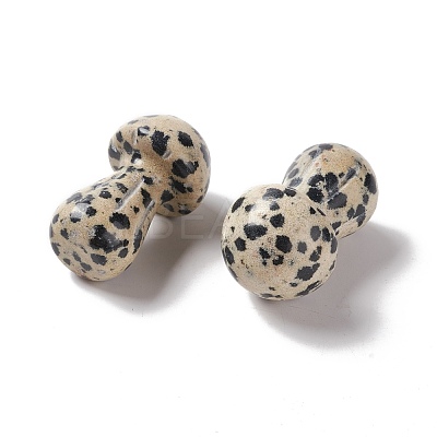 Natural Dalmatian Jasper GuaSha Stone G-A205-25E-1