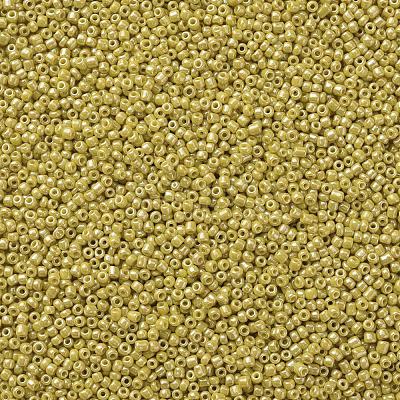 DIY Craft Beads 12/0 Opaque Colors Lustered Round Glass Seed Beads X-SEED-A012-2mm-122-1