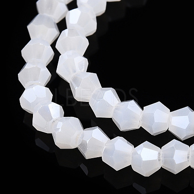 Imitation Jade Electroplate Glass Beads Strands EGLA-A039-J2mm-A06-1