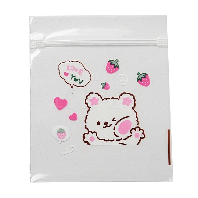 Rectangle Plastic Zip Top Gift Bags OPP-Q008-01B-02-1