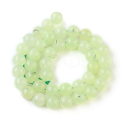 Natural Prehnite Beads Strands G-G767-01-1