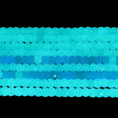 Synthetic Luminous Stone Beads Strands G-C086-01A-06-1