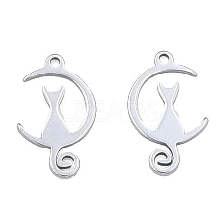 Non-Tarnish 201 Stainless Steel Pendants STAS-N098-081P-1