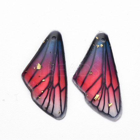 Transparent Resin Pendants X-RESI-Q216-001B-1