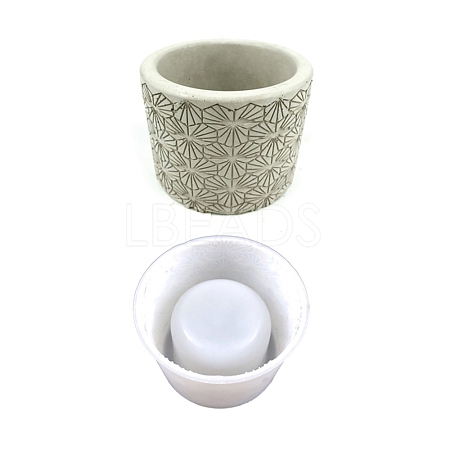 Column Flower Pot Silicone Molds DIY-M039-18D-1
