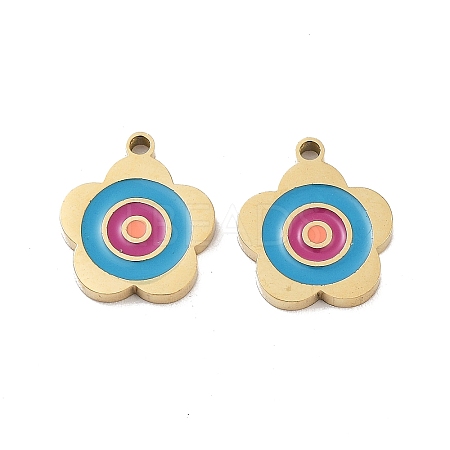 Ion Plating(IP) 316 Surgical Stainless Steel Charms STAS-U014-38G-1