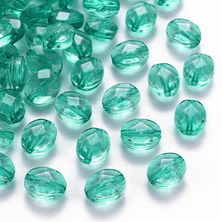 Transparent Acrylic Beads TACR-S154-18A-68-1