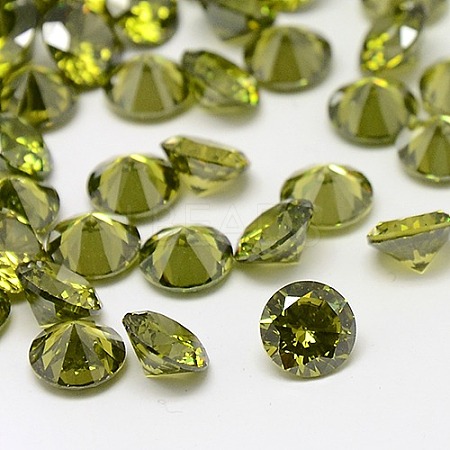 Cubic Zirconia Cabochons ZIRC-M002-6mm-006-1