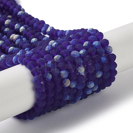Transparent Glass Beads Strands LS-EGLA-A044-T1mm-MB06-1