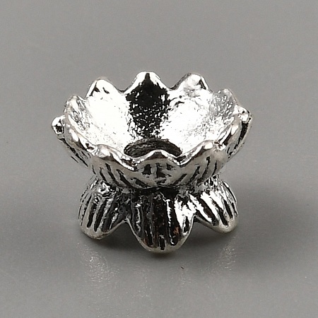 Tibetan Style Alloy Bead Caps FIND-WH0291-08AS-1