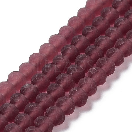 Transparent Glass Beads Strands EGLA-A034-T2mm-MD13-1