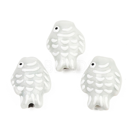 Handmade Porcelain Beads PORC-K010-08-06-1
